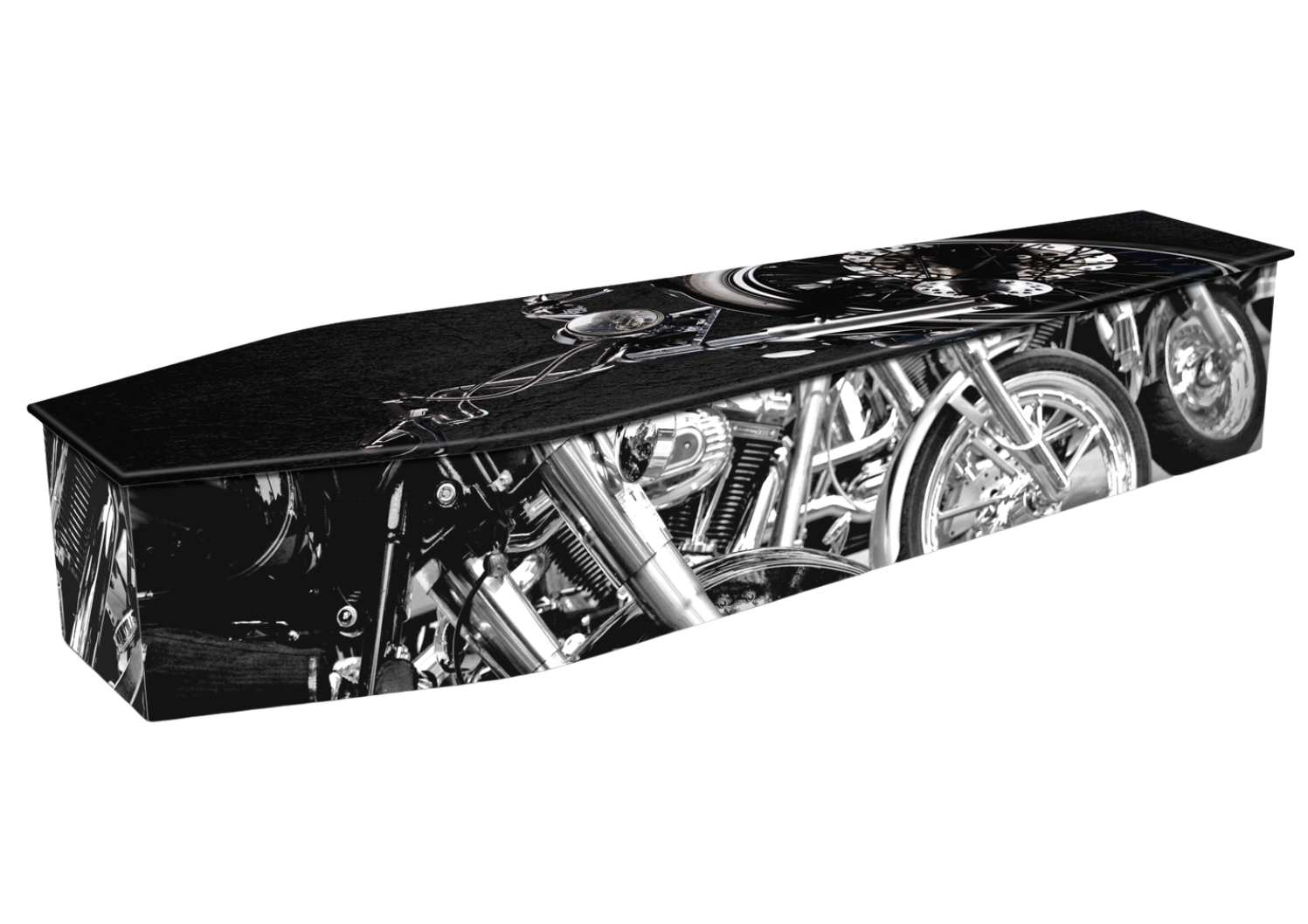BLACK CHROME MOTORCYCLE