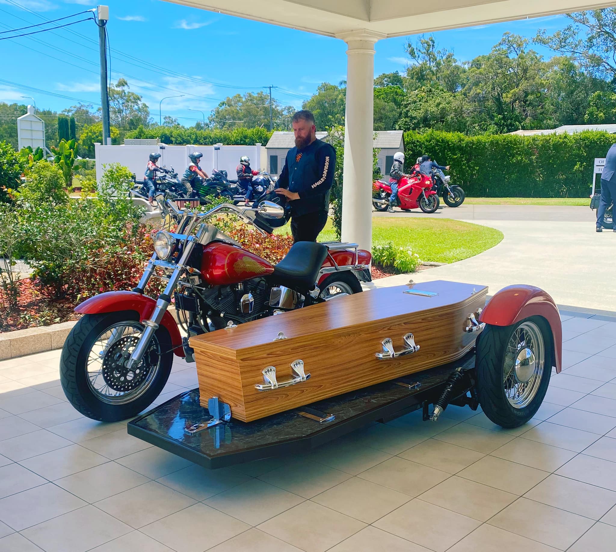 Harley Hearse